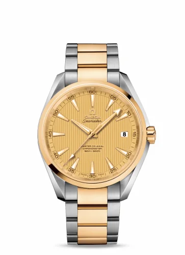 Omega Seamaster Aqua Terra 150m Master Co-Axial 41.5 Stainless Steel / Yellow Gold / Champagne / Bracelet 231.20.42.21.08.001 (23120422108001)